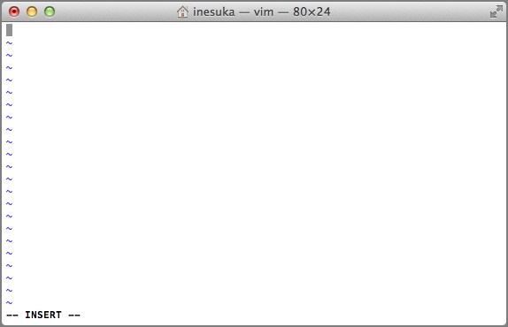 Vi input mode